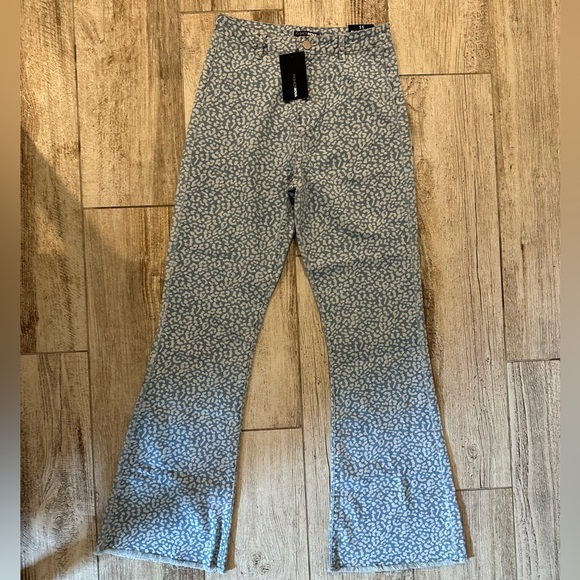 Fashion Nova Denim - Patterned Denim Jeans